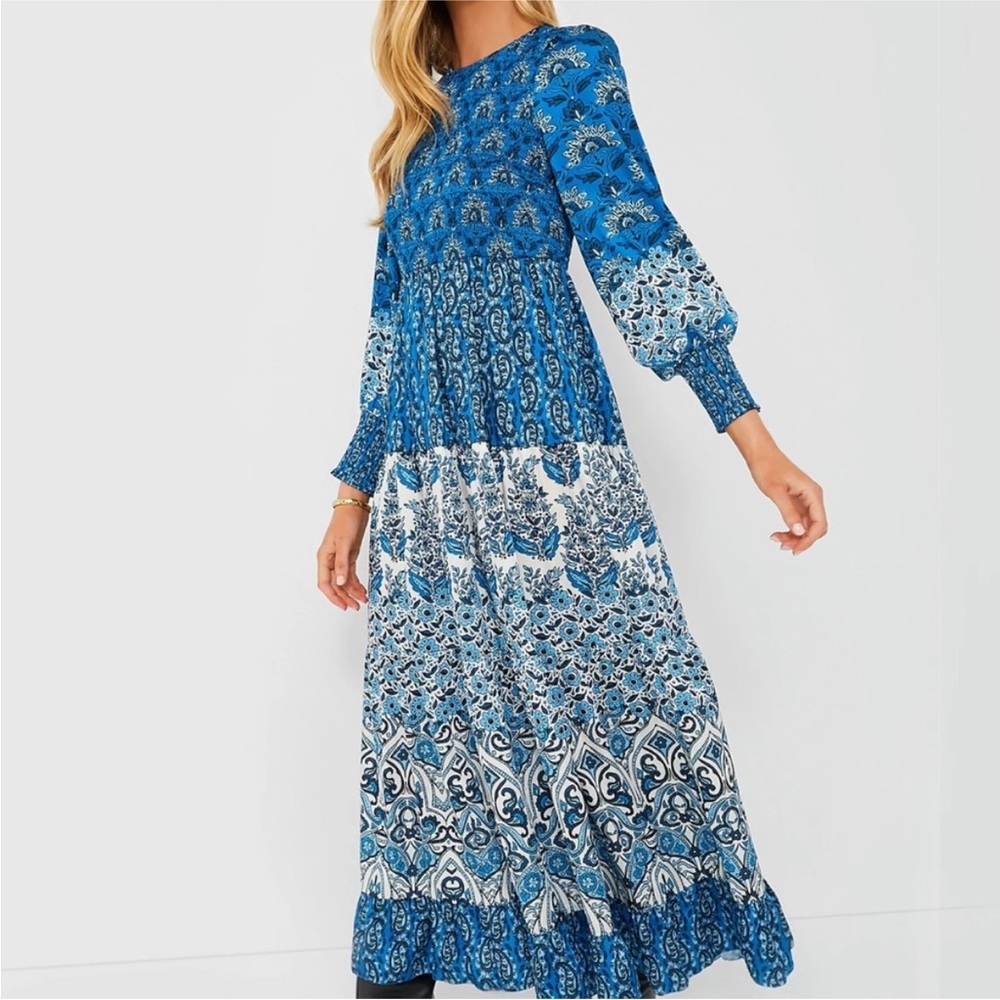 NWT Tuckernuck Dewberry Blues Libby Maxi Dress